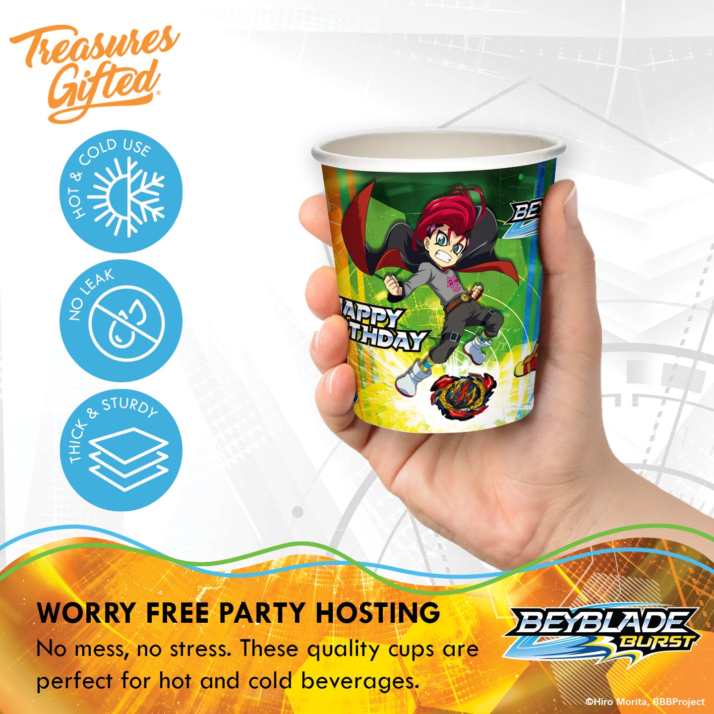 BEYBLADE Cups - BEYBLADE Party Supplies