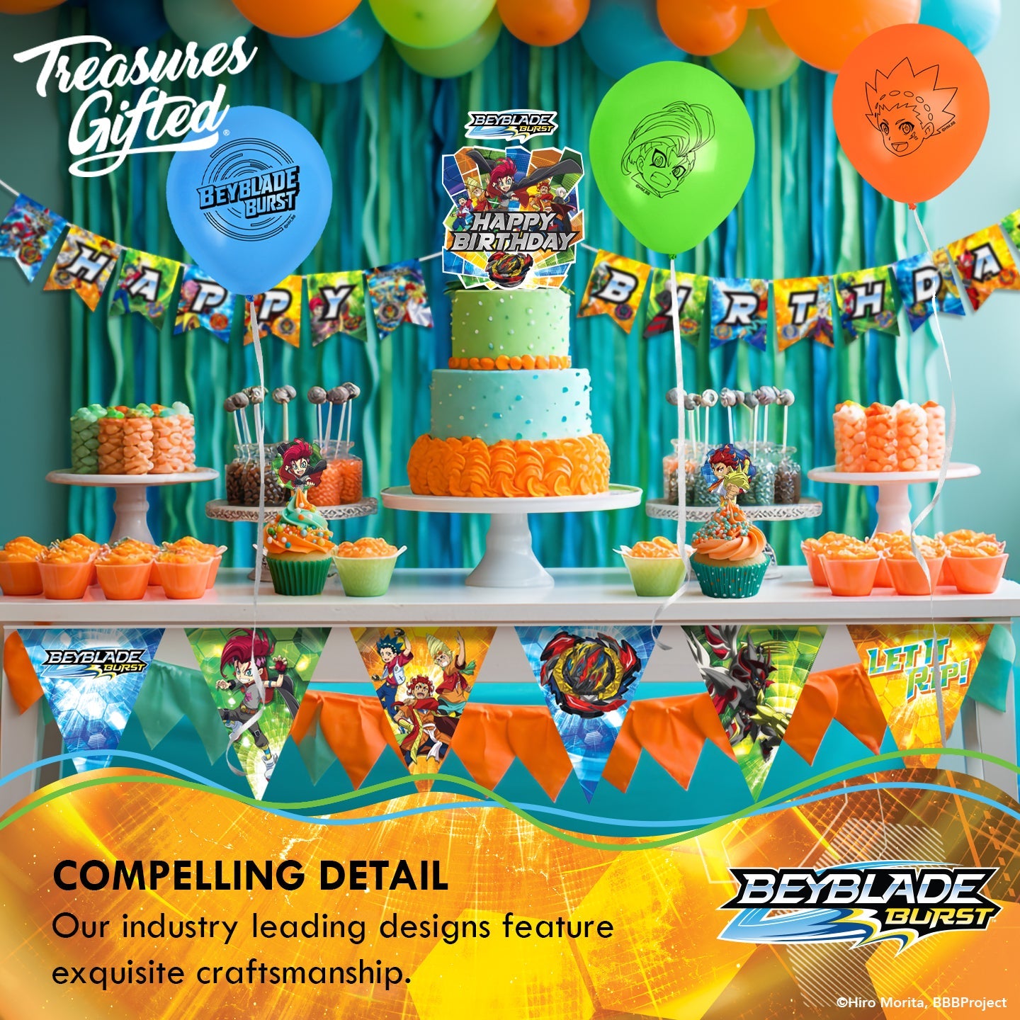 BEYBLADE Cake Topper - BEYBLADE Party Supplies
