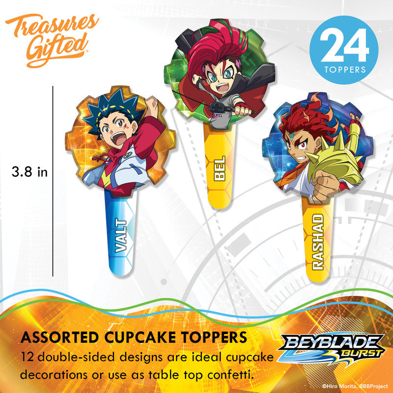 BEYBLADE Cupcake Toppers & BEYBLADE Cupcake Wrappers