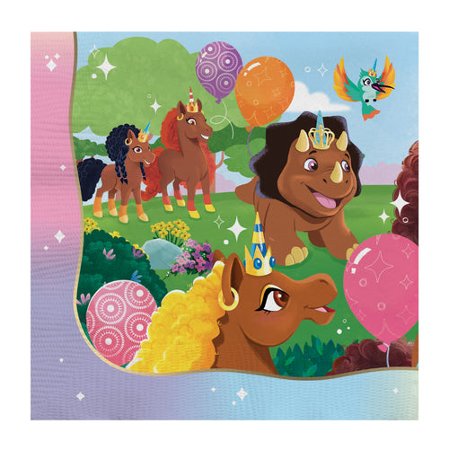 Afro Unicorn Napkins - Afro Unicorn Party Decorations