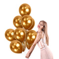 Gold Chrome Balloons - 12 Inch Latex Balloons