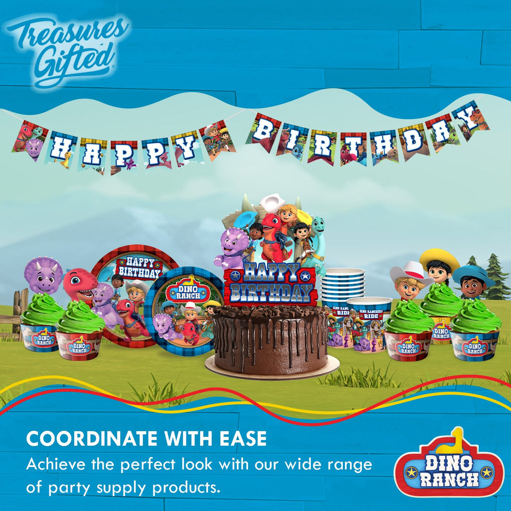 Dino Ranch Party Supplies - Birthday Banner