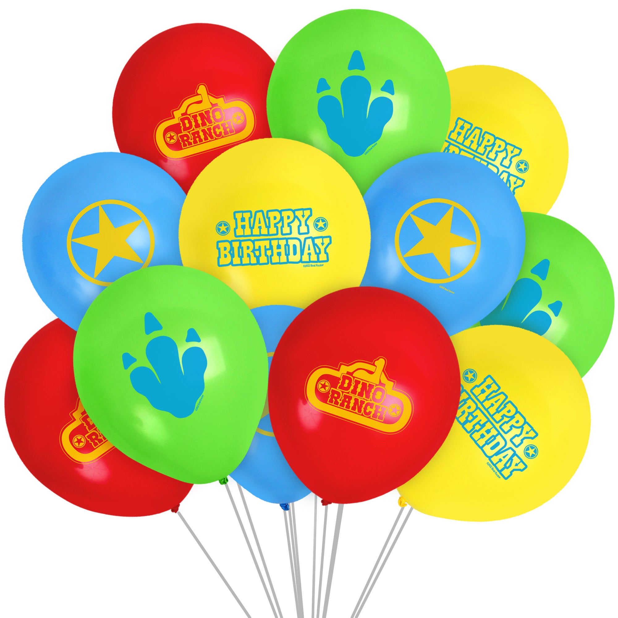 Dino Ranch Party Supplies - Balloons