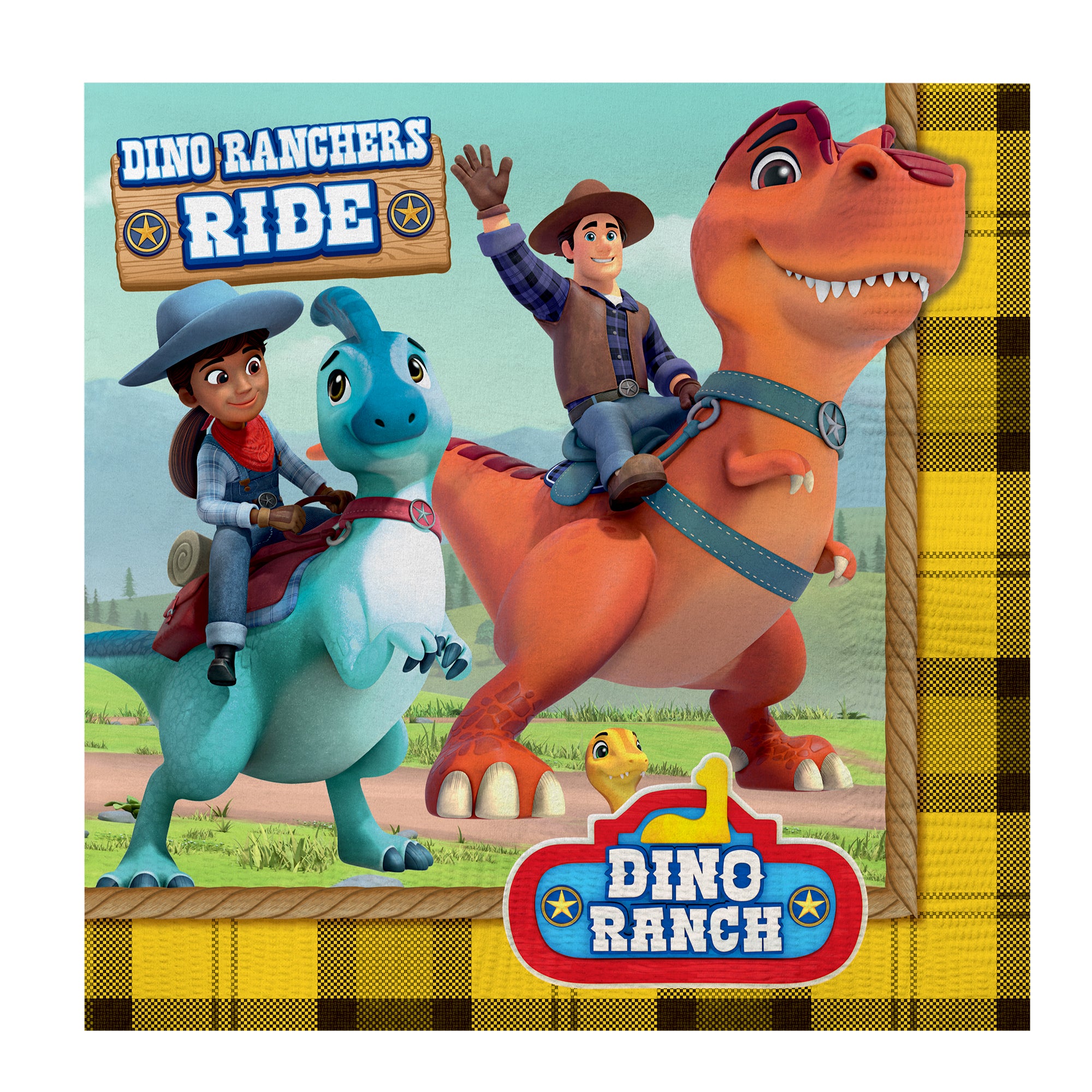 Dino Ranch Party Supplies - Napkins