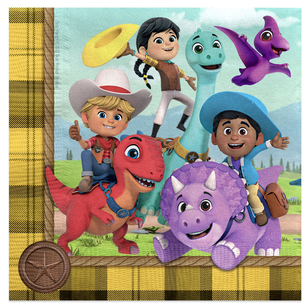 Dino Ranch Party Supplies - Napkins