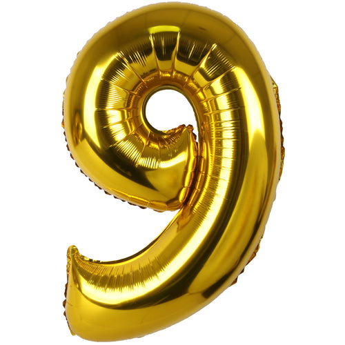 40 Inch Gold Foil Number Balloon