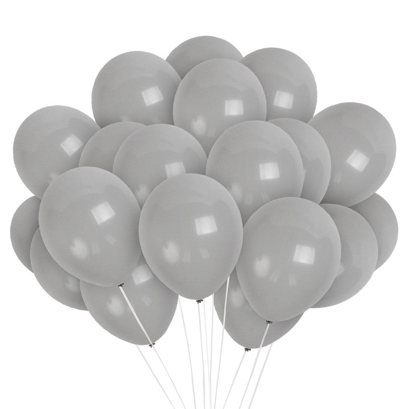 Grey Balloons - 10 Inch Latex Balloons