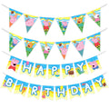 Peppa Pig Party Banner & Peppa Pig Pennants Kit
