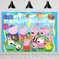 Peppa Pig Backdrop - Peppa Pig Party Supplies