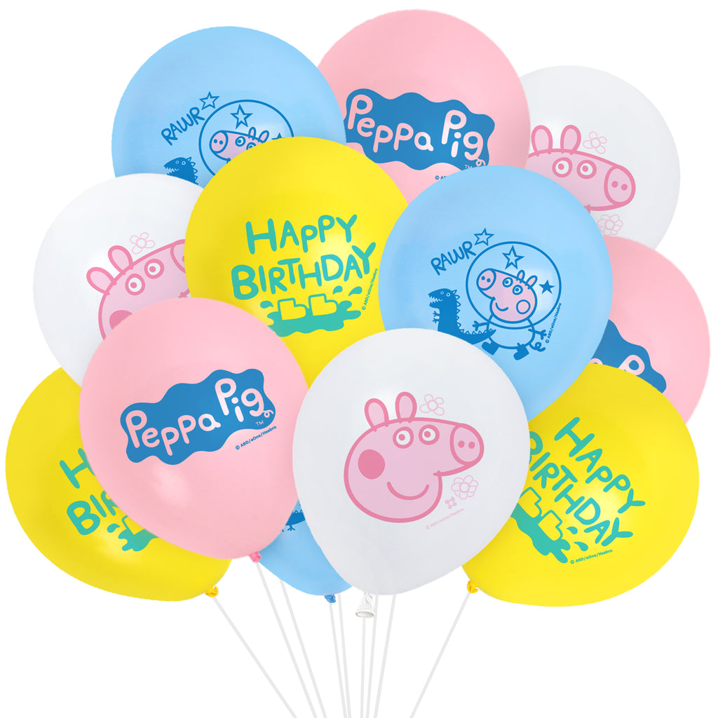 Peppa Pig Balloons Bouquet - Peppa Pig Party Supplies