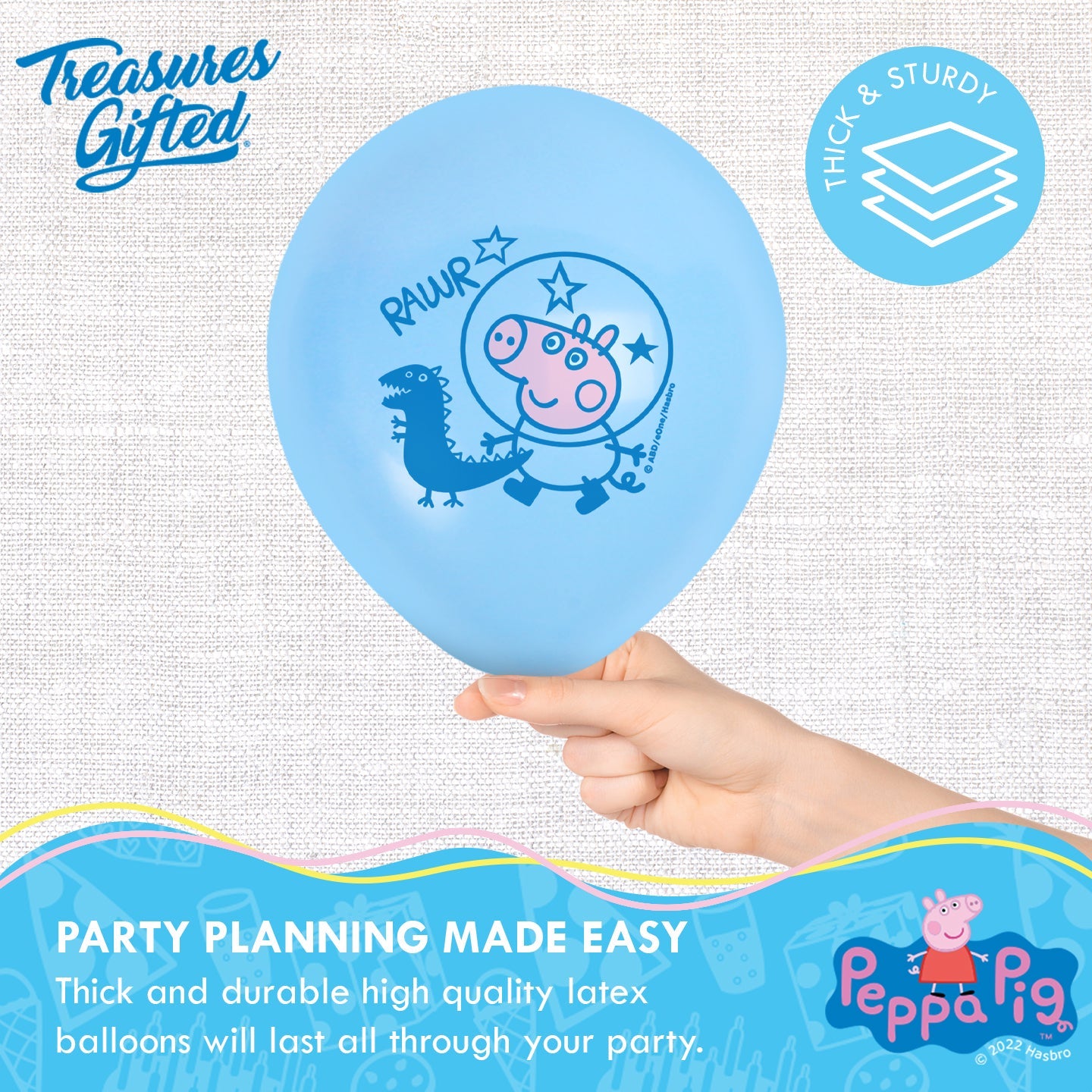 Peppa Pig Balloons Bouquet - Peppa Pig Party Supplies