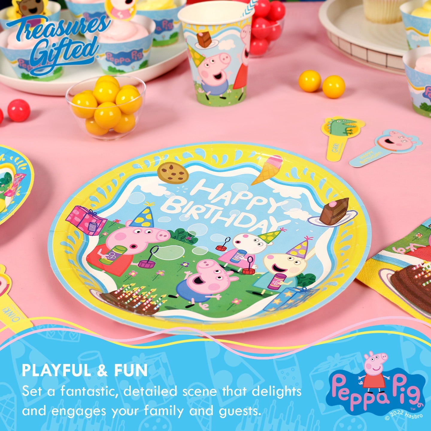 Peppa Pig Plates 9in - Peppa Pig Party Supplies