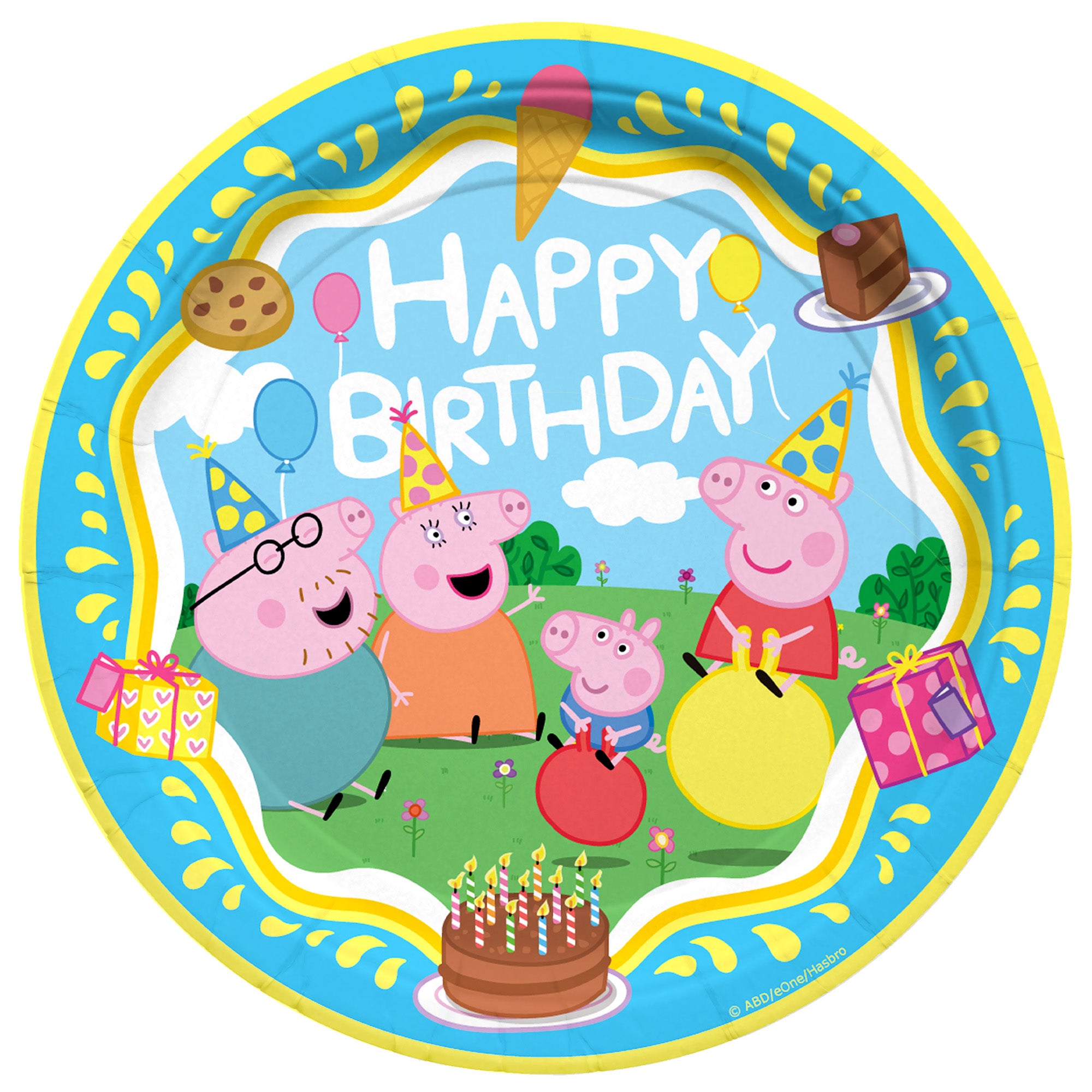 Peppa Pig Plates 7in - Peppa Pig Party Supplies