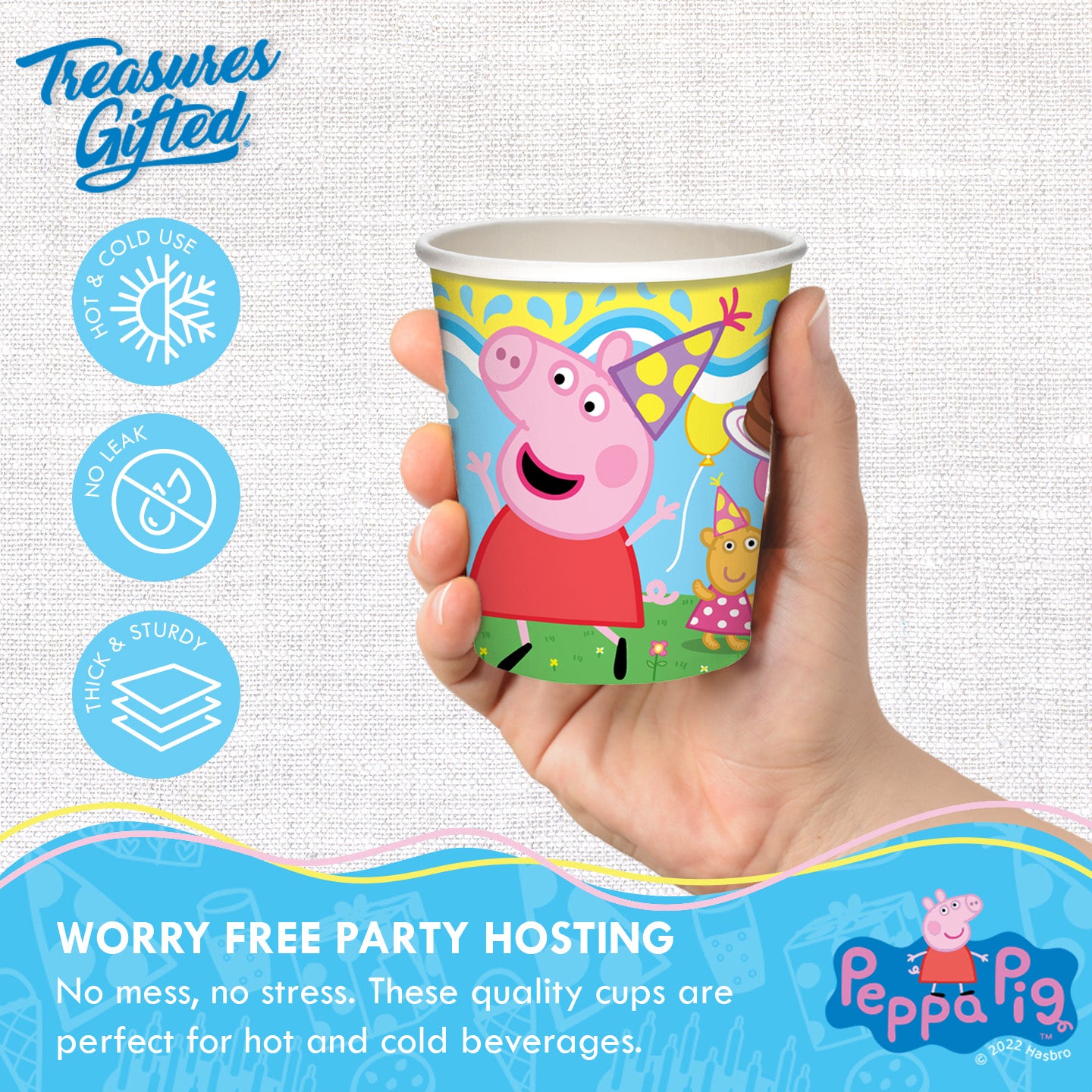 Peppa Pig Cups - Peppa Pig Party Supplies