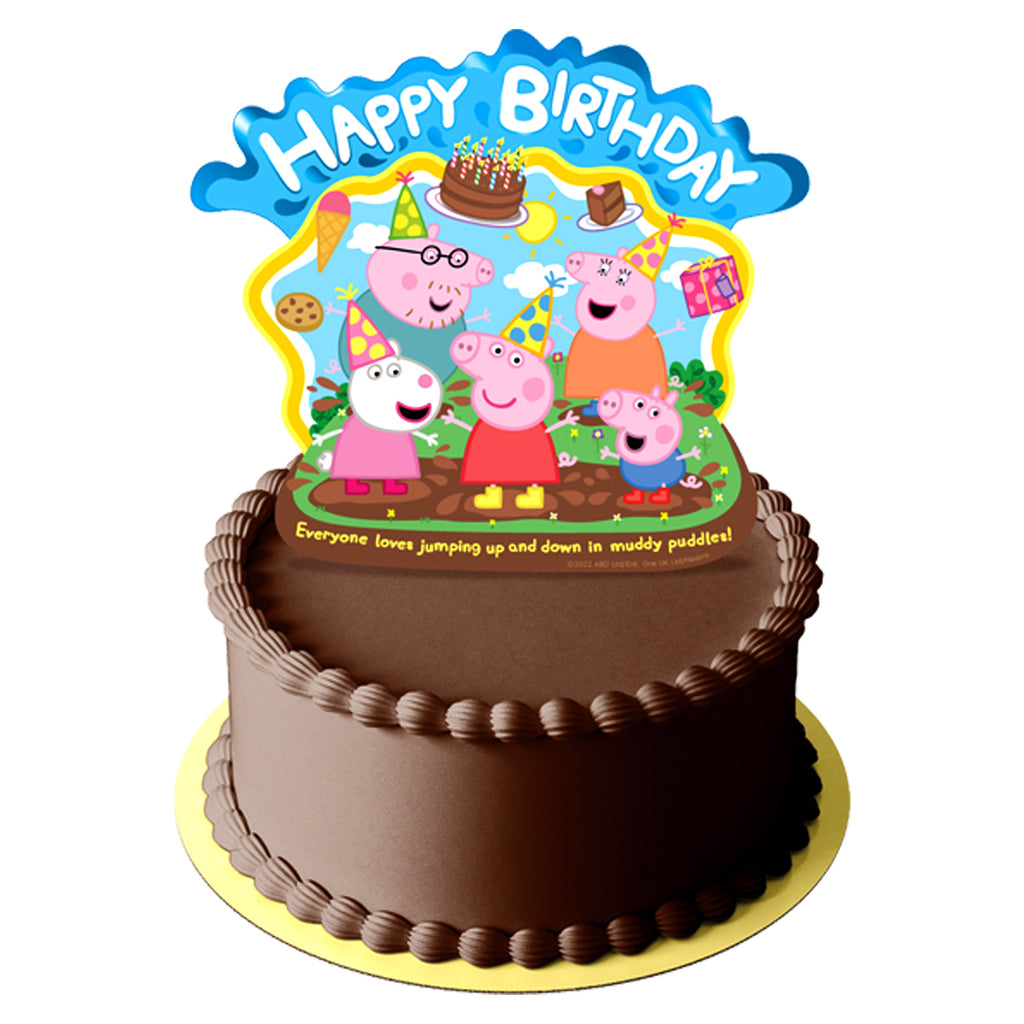 Peppa Pig Cake Topper - Peppa Pig Party Supplies