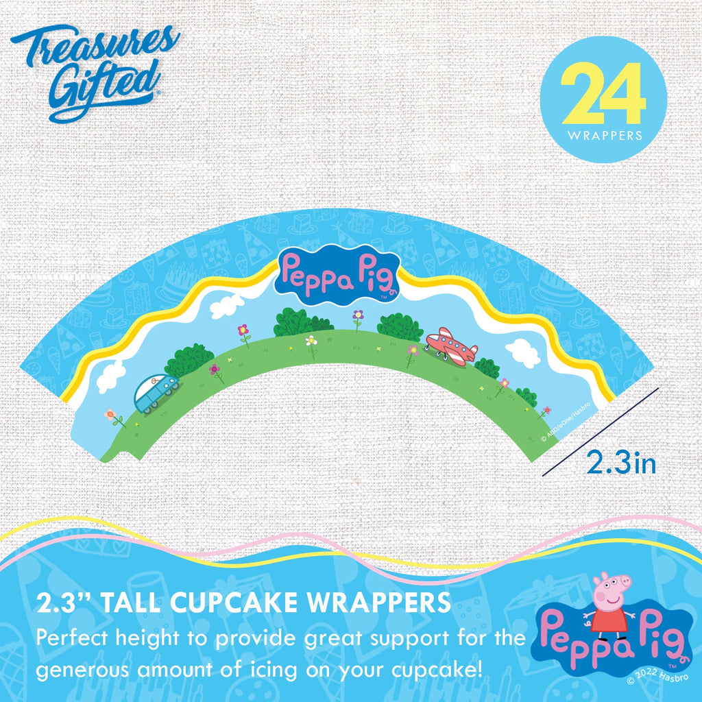 Peppa Pig Cupcake Toppers & Peppa Pig Cupcake Wrappers