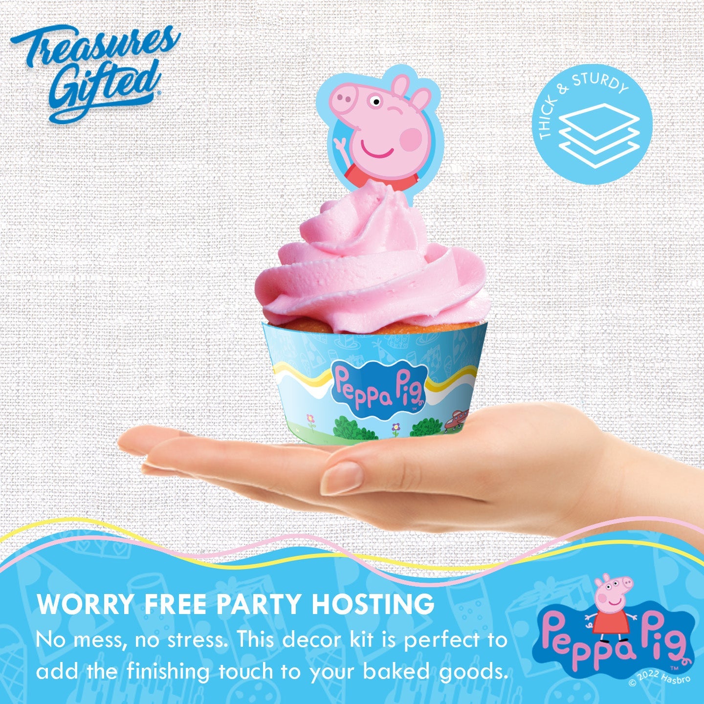 Peppa Pig Cupcake Toppers & Peppa Pig Cupcake Wrappers