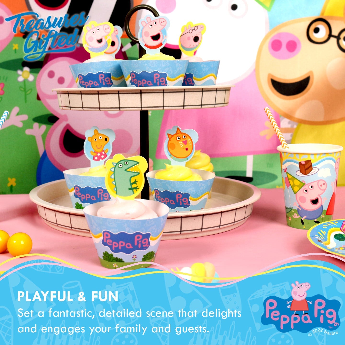 Peppa Pig Cupcake Toppers & Peppa Pig Cupcake Wrappers