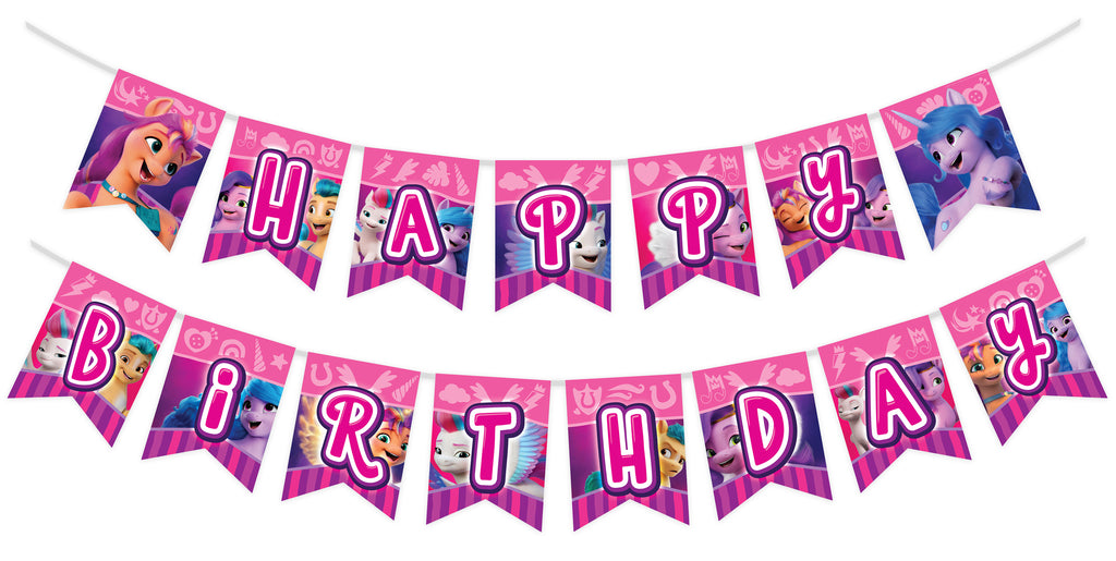 My Little Pony Birthday Banner - My Little Pony Party Supplies