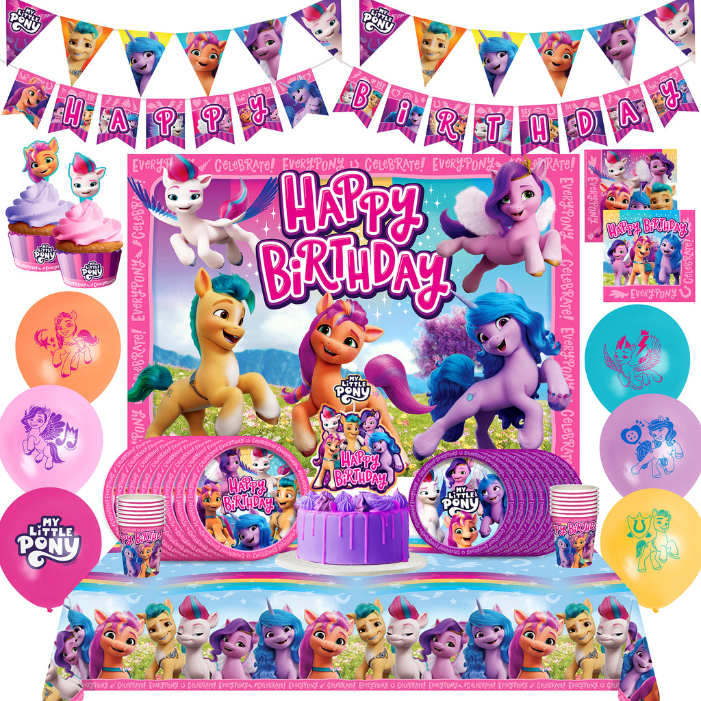 My Little Pony Party Decorations Ultimate Set for 24 Guests