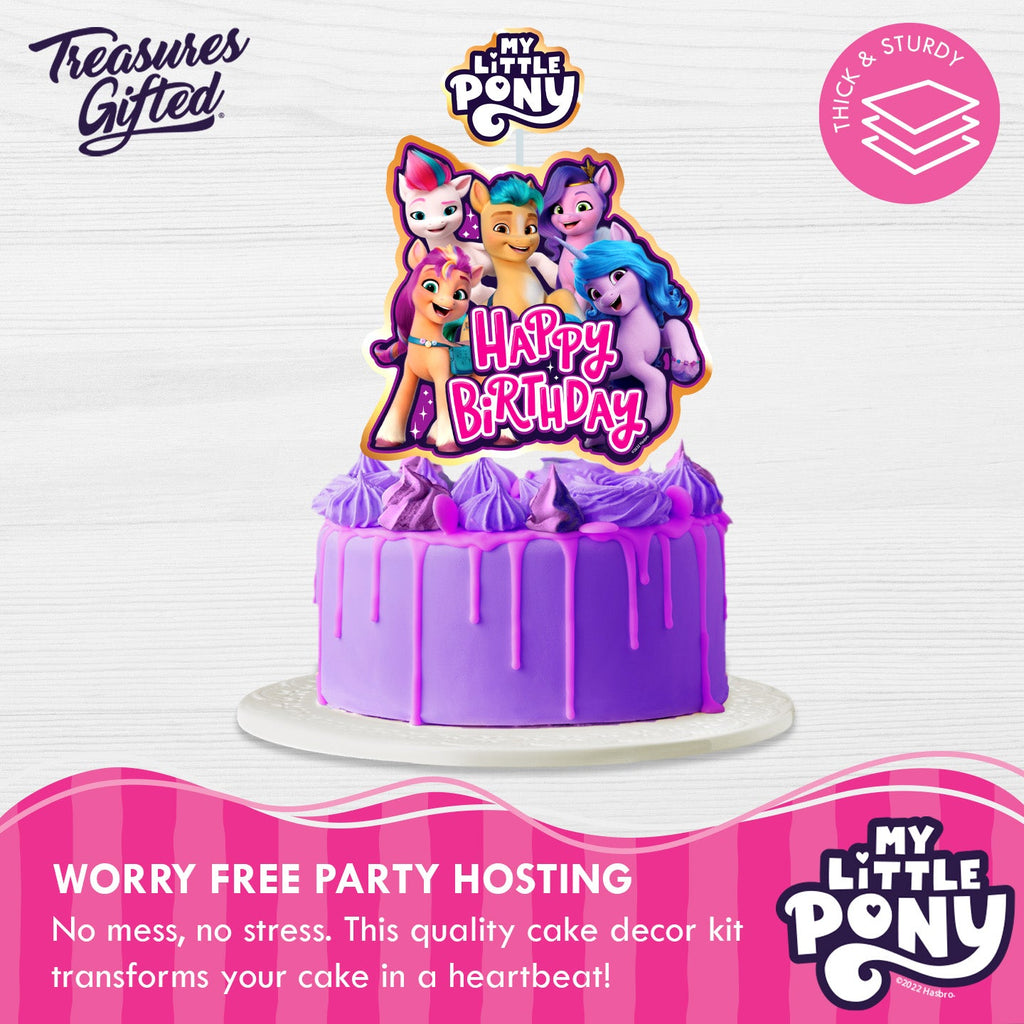 My Little Pony Cake Topper & My Little Pony Cupcake Toppers Kit