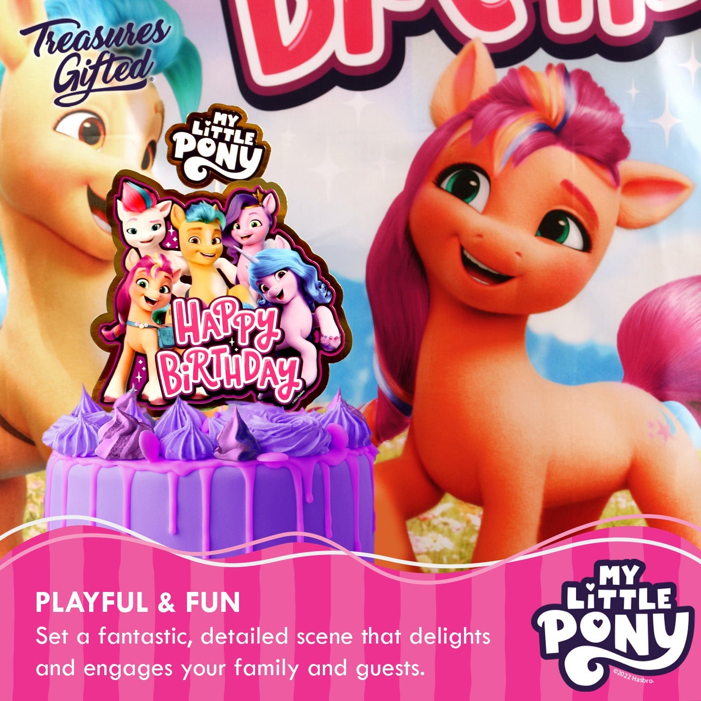 My Little Pony Cake Topper & My Little Pony Cupcake Toppers Kit