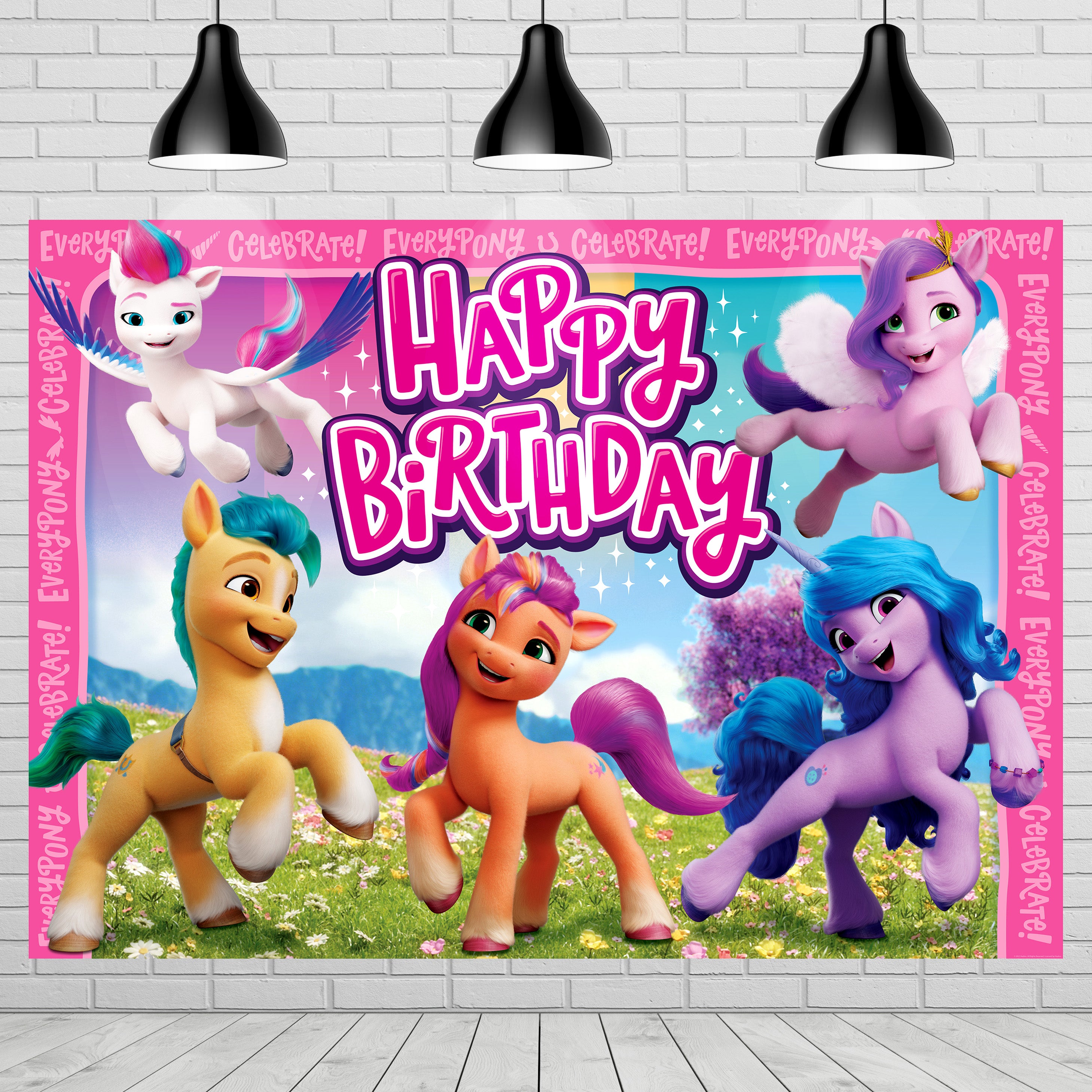 My Little Pony Backdrop - My Little Pony Party Supplies