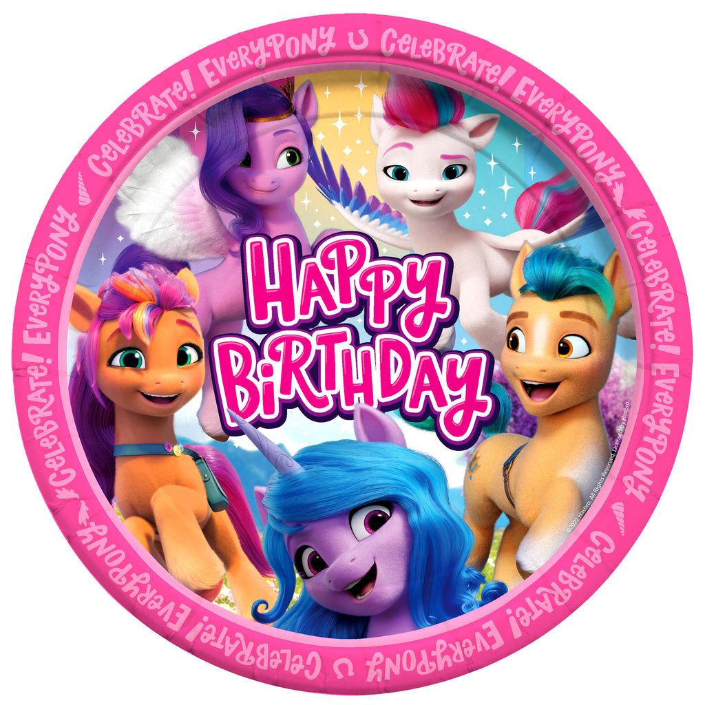 My Little Pony Plates 9in - My Little Pony Party Supplies