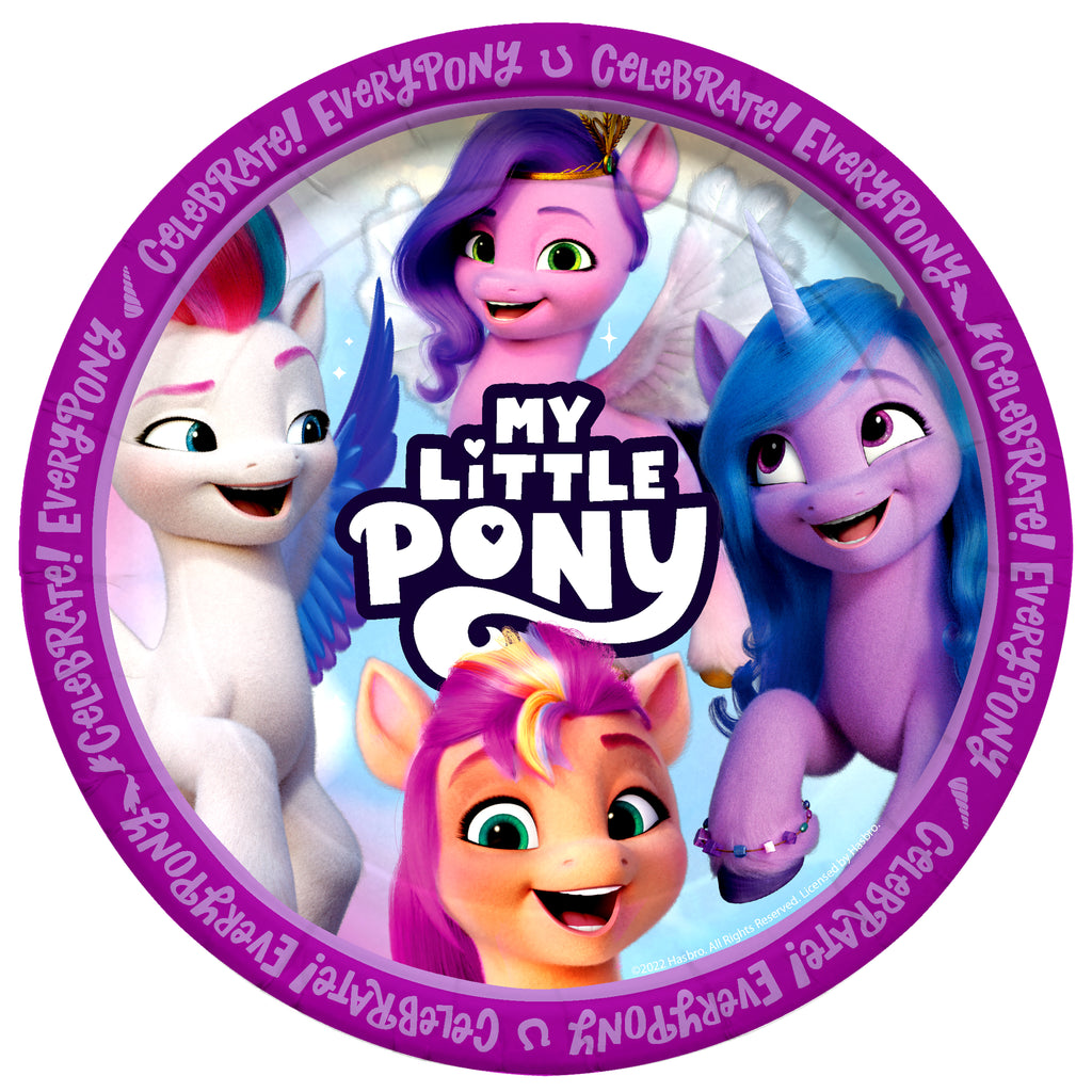 My Little Pony Plates 7in - My Little Pony Party Supplies