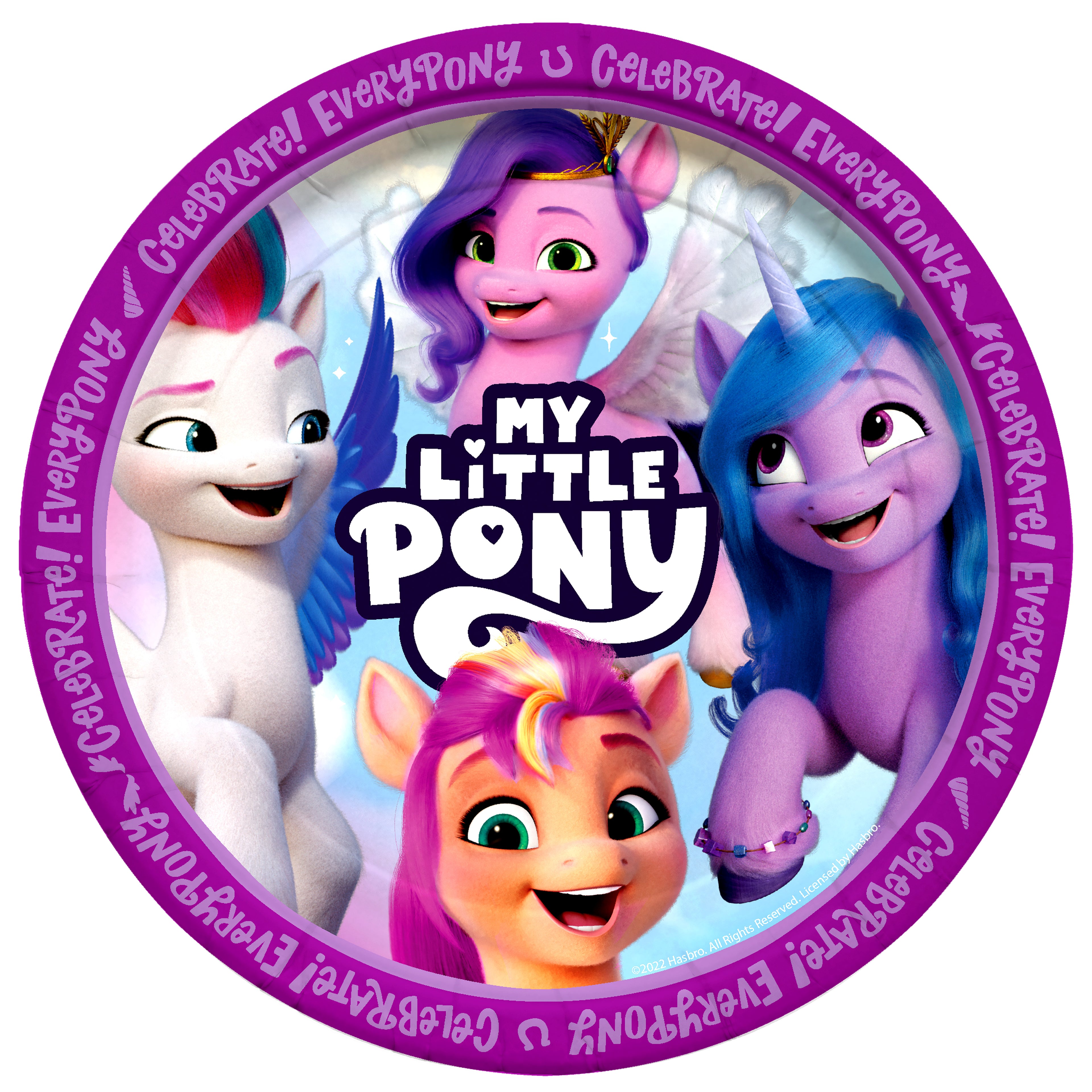 My Little Pony Plates 7in - My Little Pony Party Supplies