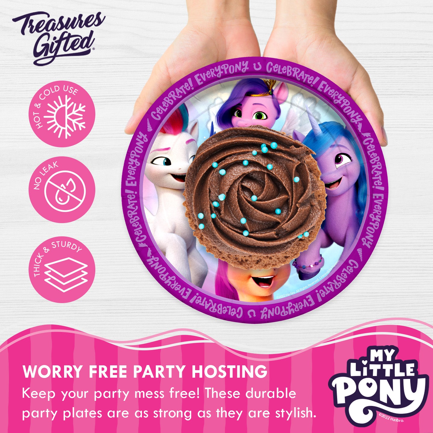 My Little Pony Plates 7in - My Little Pony Party Supplies