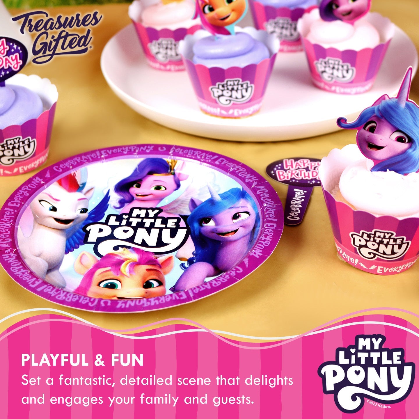 My Little Pony Plates 7in - My Little Pony Party Supplies