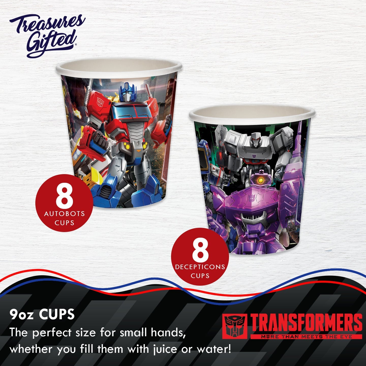 Transformers Party Tableware Classic Set for 16 Guests