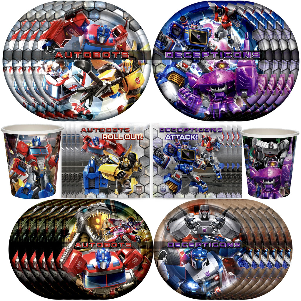 Transformers Party Tableware Classic Set for 32 Guests