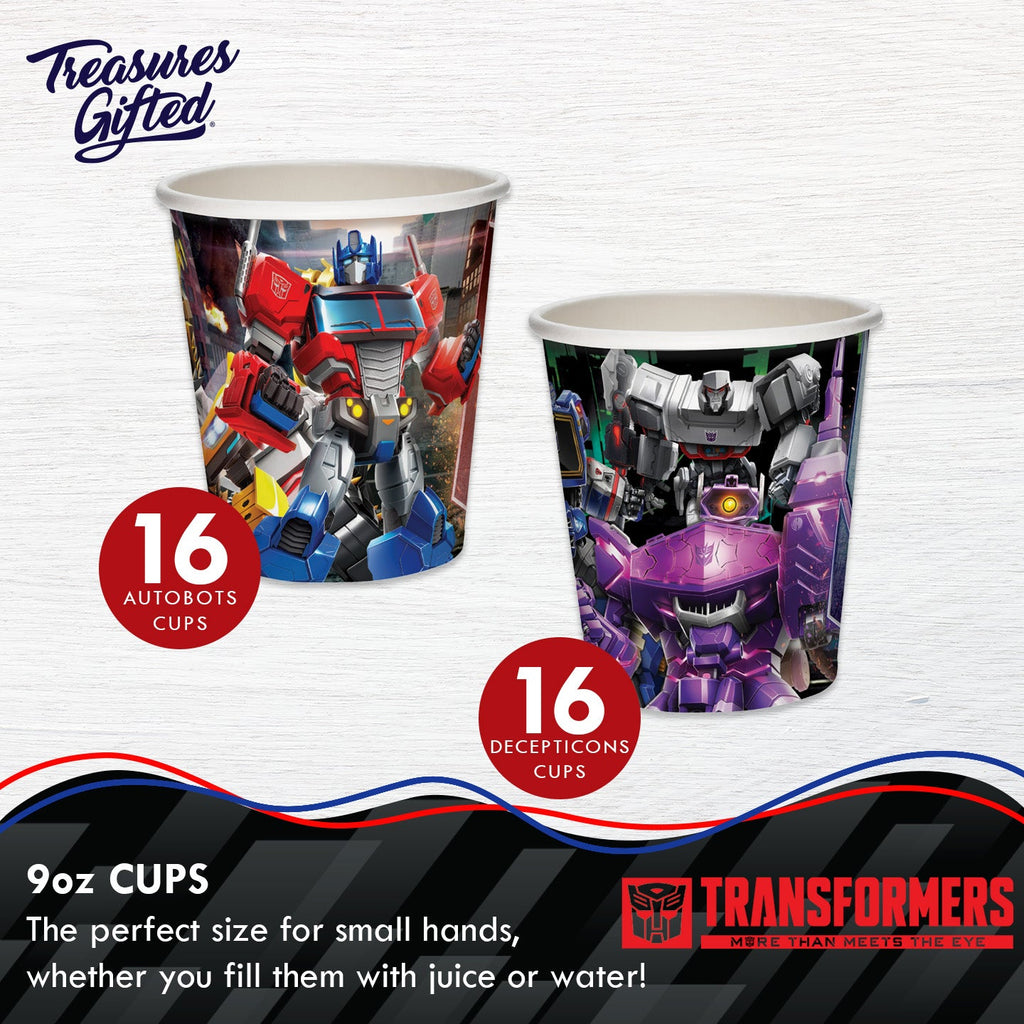 Transformers Party Tableware Classic Set for 32 Guests