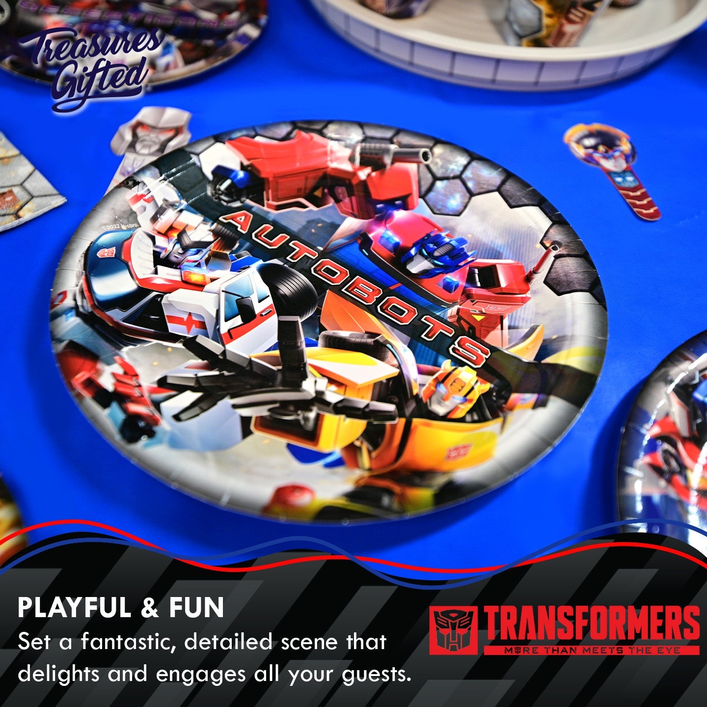Transformers Party Tableware Classic Set for 32 Guests