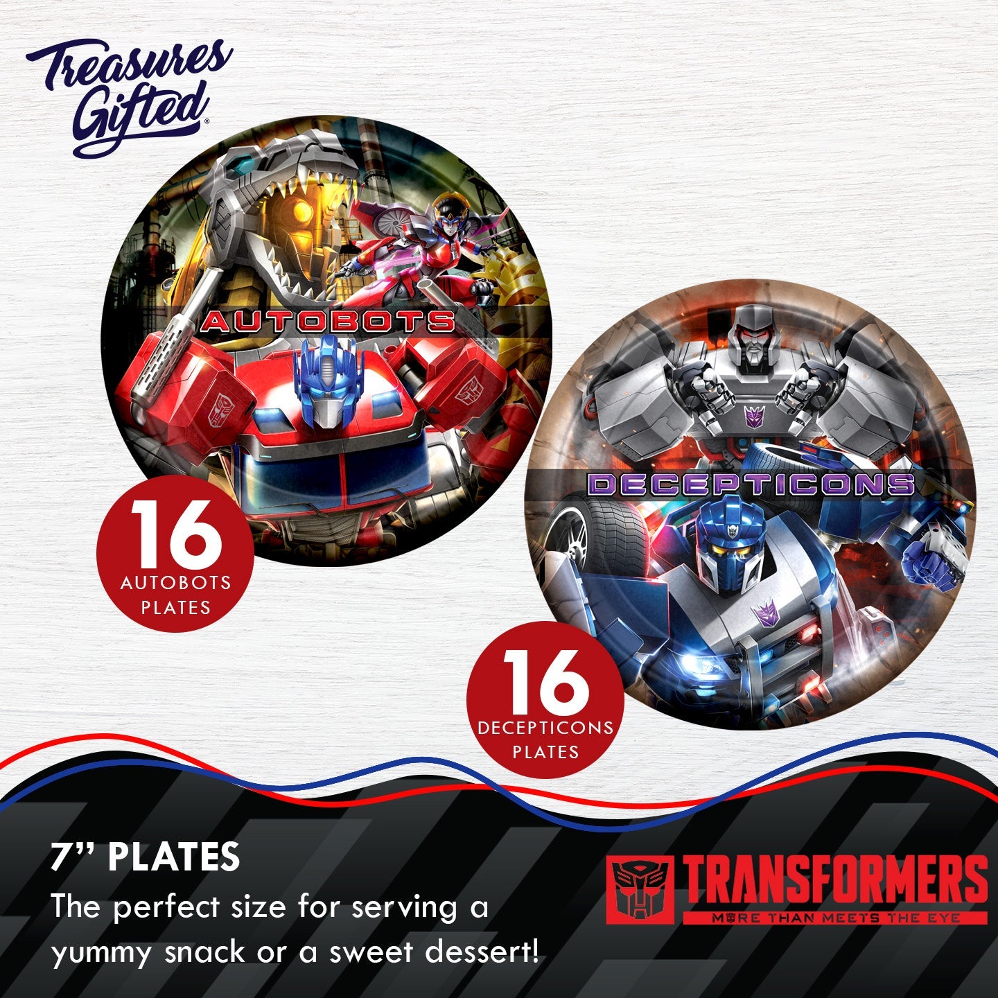 Transformers Party Tableware Deluxe Set for 32 Guests