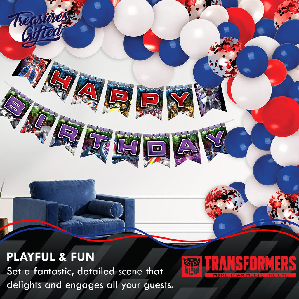 Transformers Birthday Banner - Transformers Party Supplies