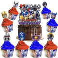 Transformers Cake Topper & Transformers Cupcake Toppers Kit