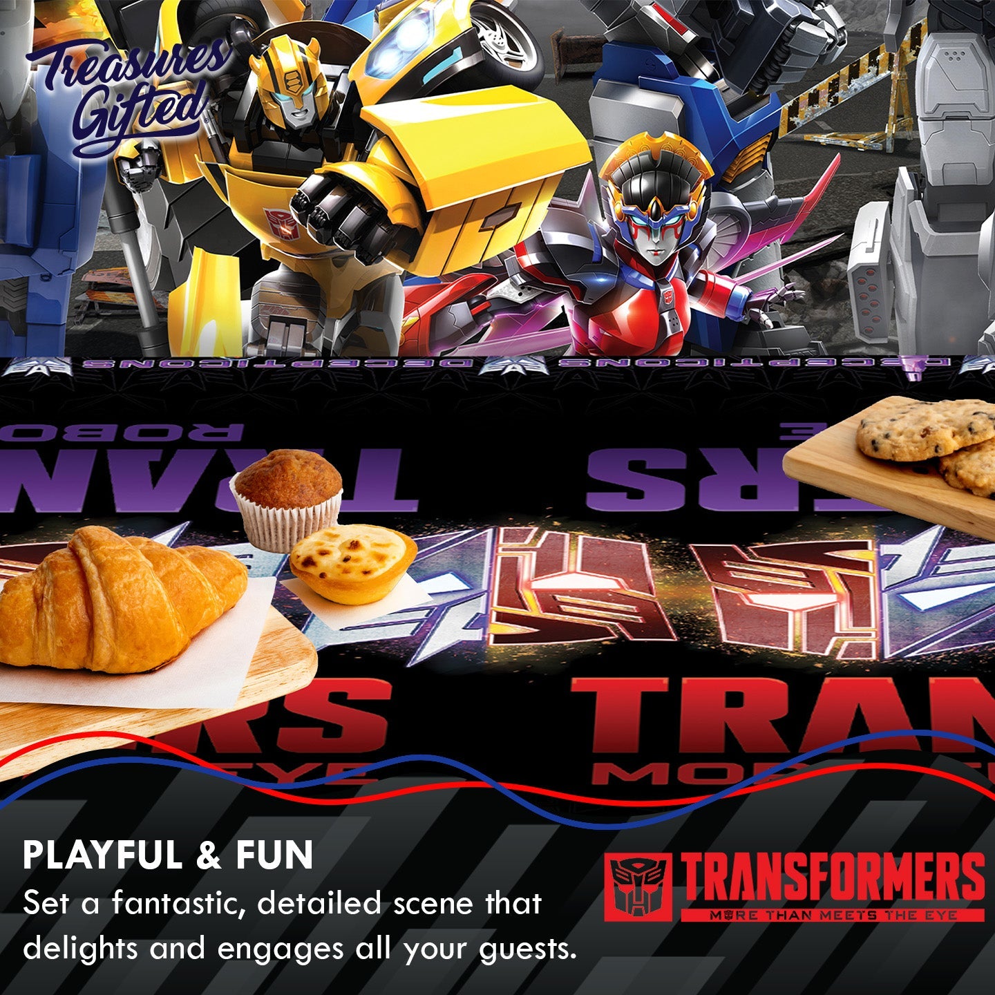 Transformers Table Cover - Transformers Party Supplies