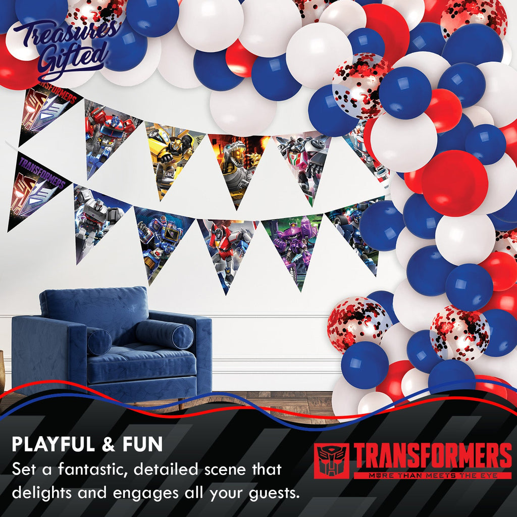 Transformers Pennant Banner & Transformers Party Supplies
