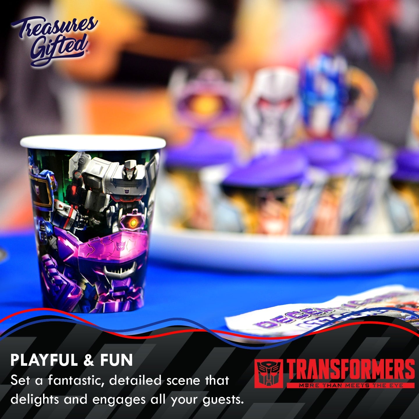 Transformers Party Supplies - Decepticons Cups