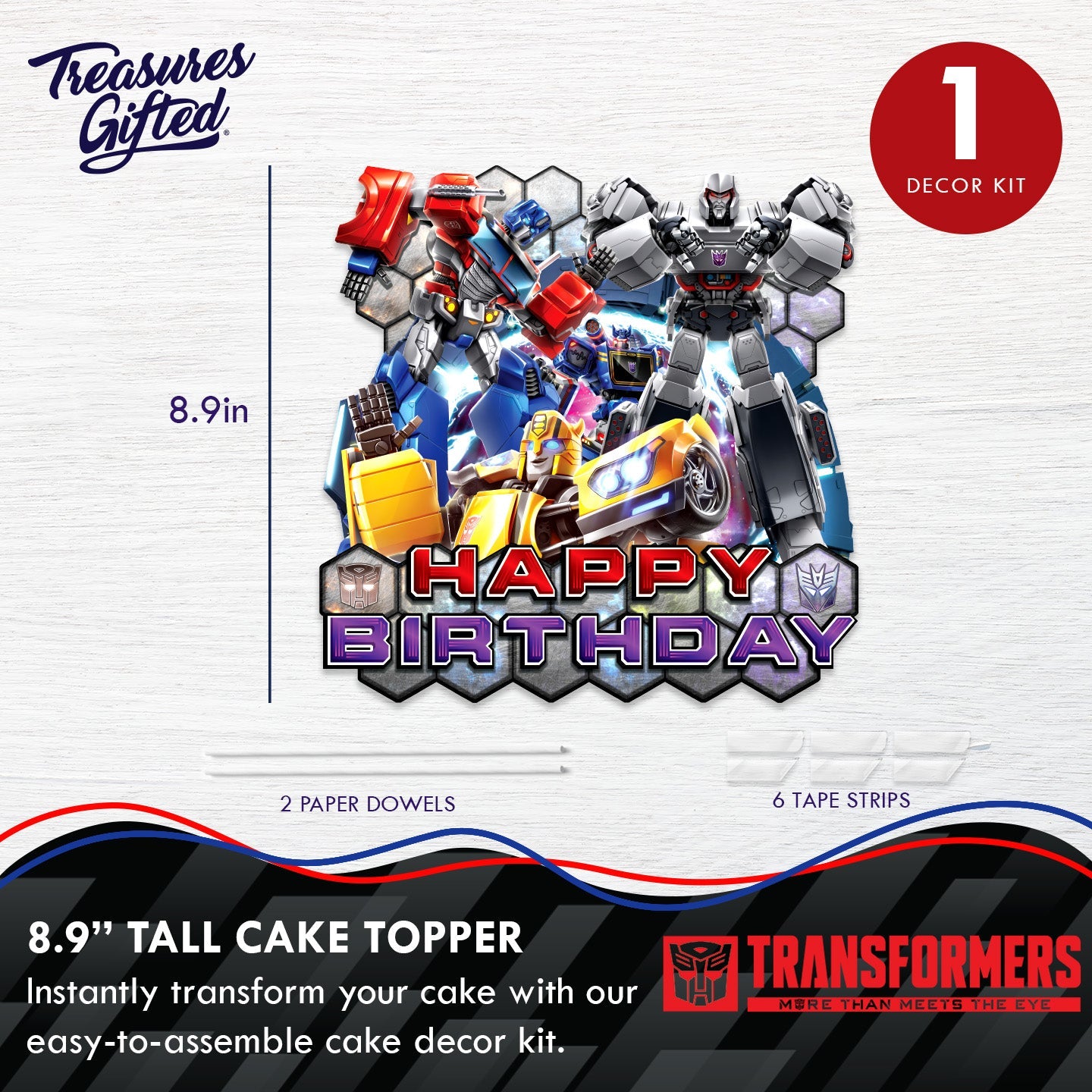 Transformers Cake Topper - Transformers Party Supplies