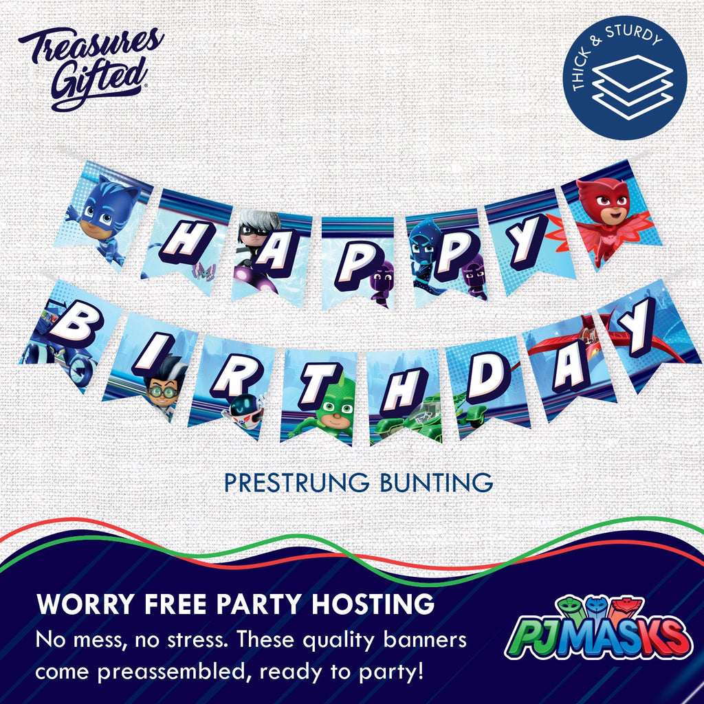 PJ Masks Birthday Banner - PJ Masks Party Supplies