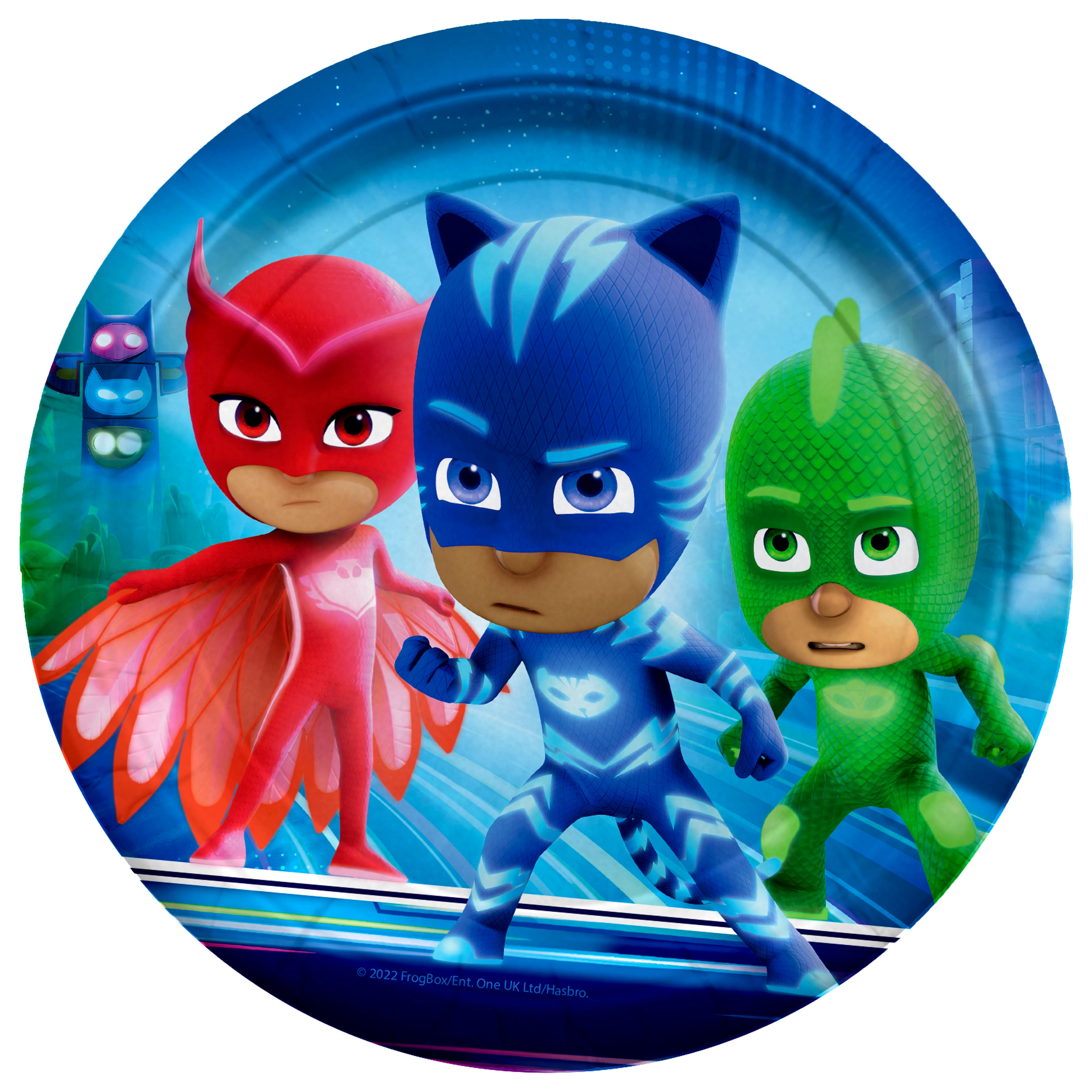 PJ Masks Plates 7in - PJ Masks Party Supplies