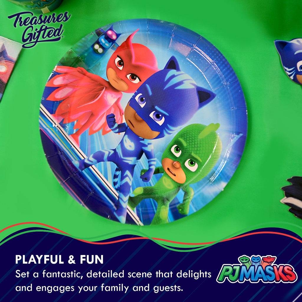 PJ Masks Plates 7in - PJ Masks Party Supplies
