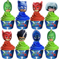 PJ Masks Cupcake Toppers & PJ Masks Cupcake Wrappers