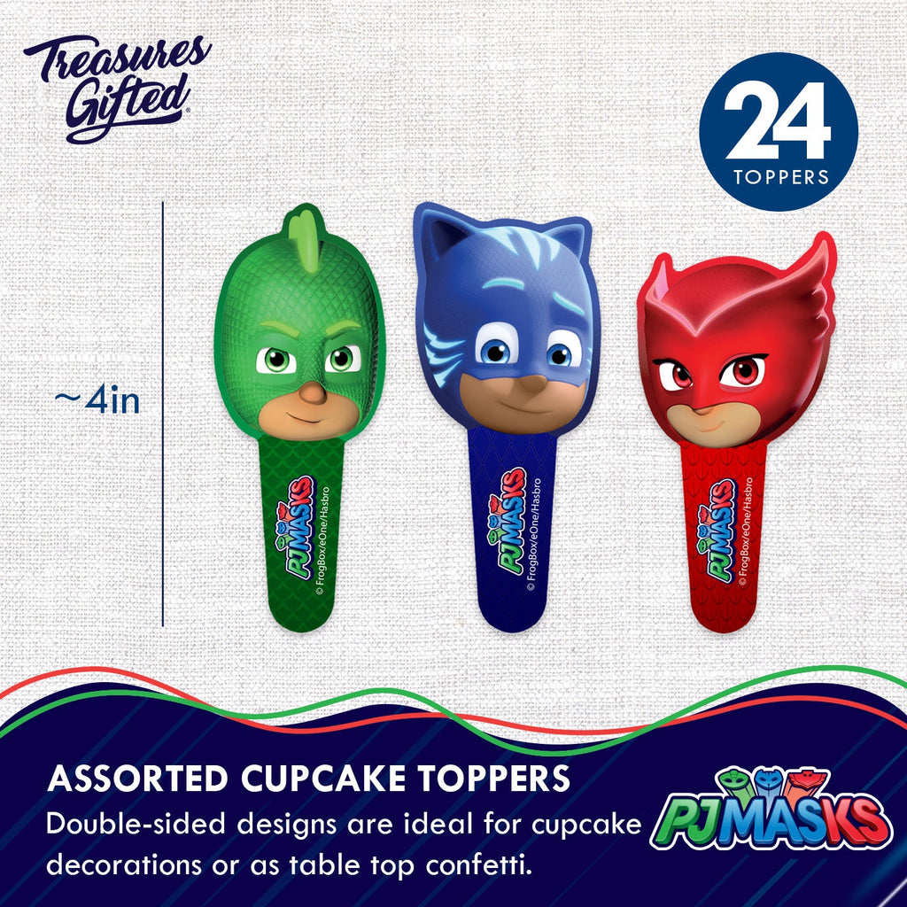 PJ Masks Cupcake Toppers & PJ Masks Cupcake Wrappers