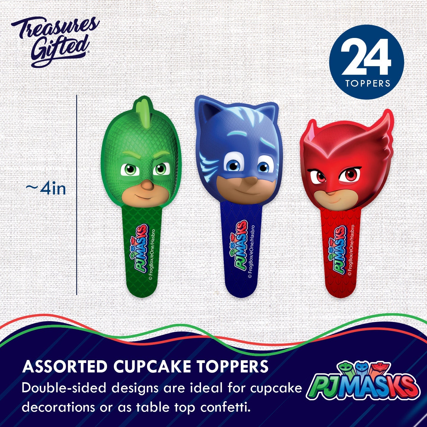PJ Masks Cupcake Toppers & PJ Masks Cupcake Wrappers