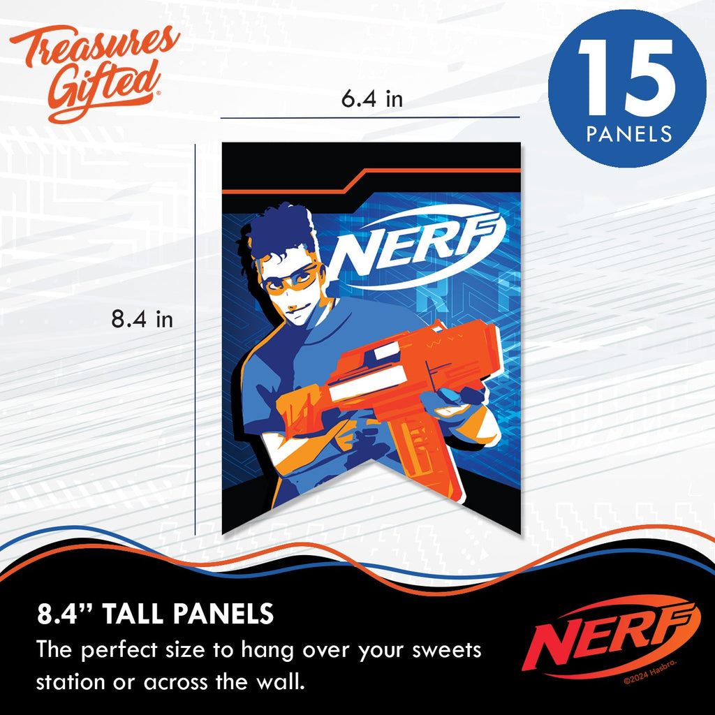 Nerf Birthday Banner - Nerf Party Supplies